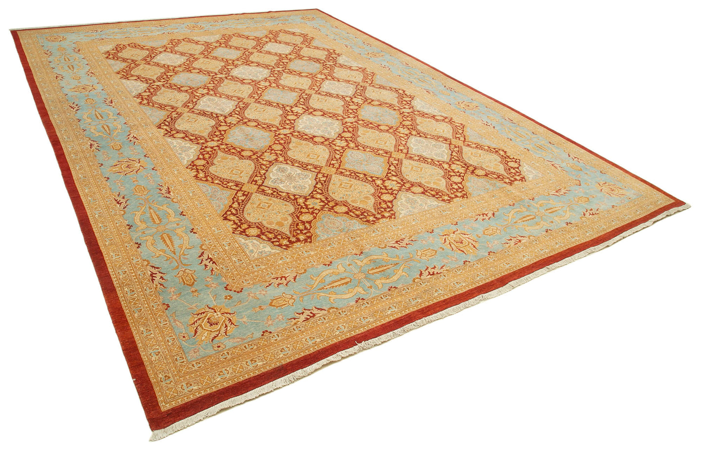 12x17 Yellow Oushak Rug - 35990