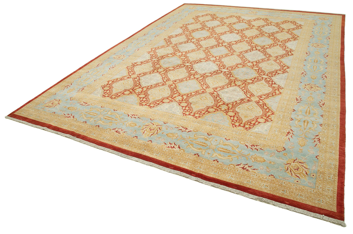 12x17 Yellow Oushak Rug - 35990