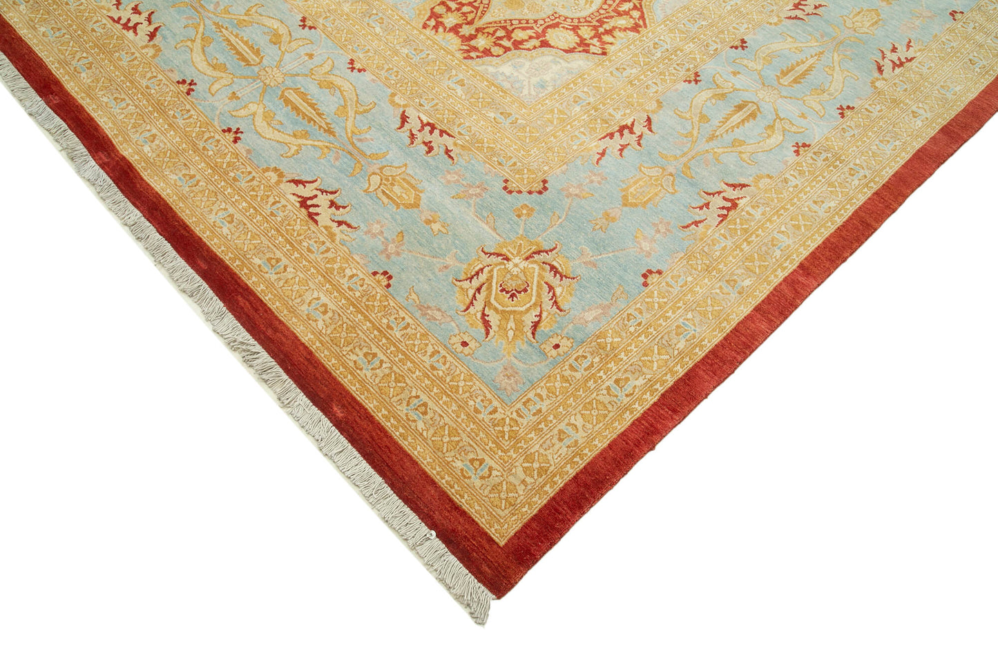 12x17 Yellow Oushak Rug - 35990