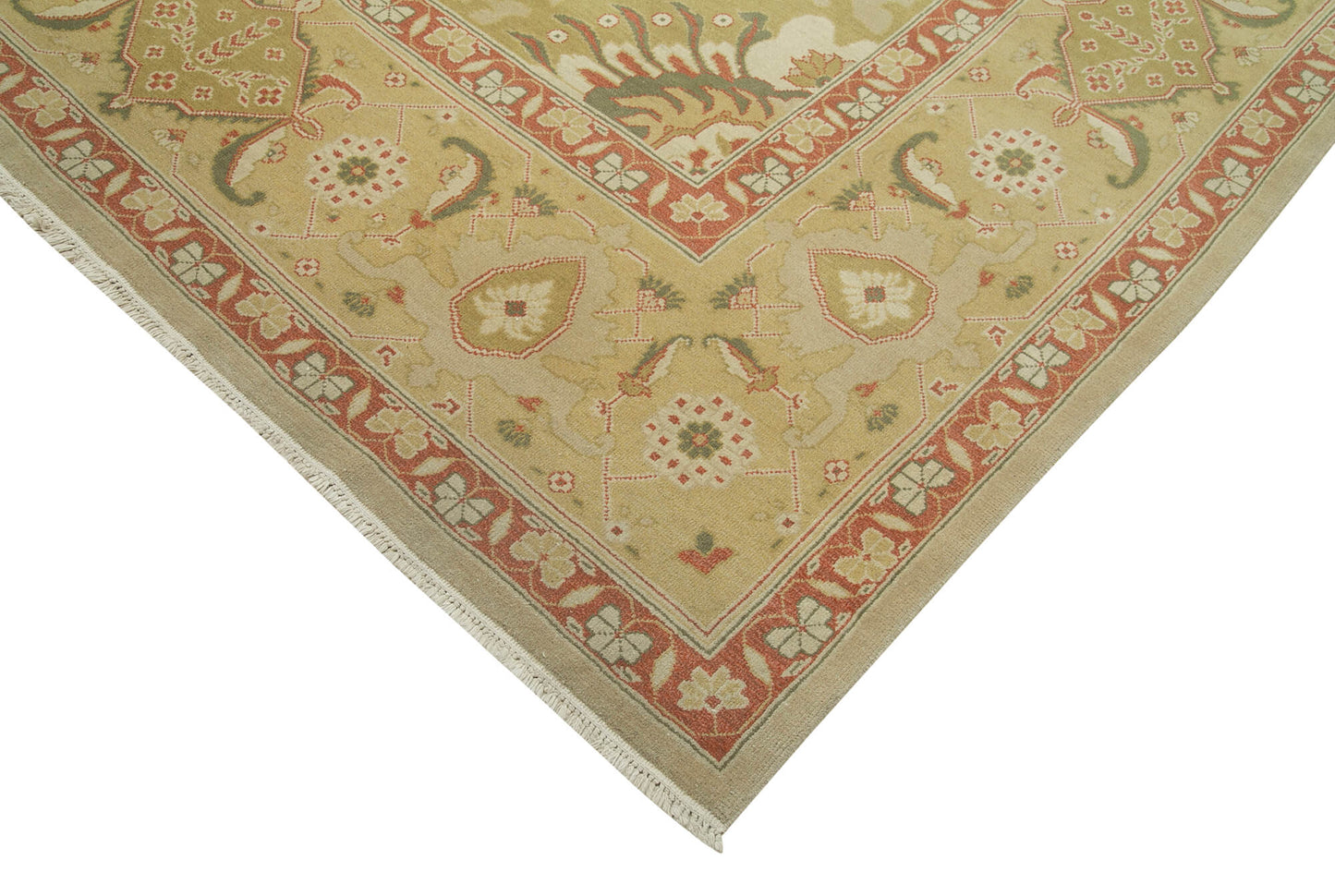 12x16 Beige Oushak Rug - 35994