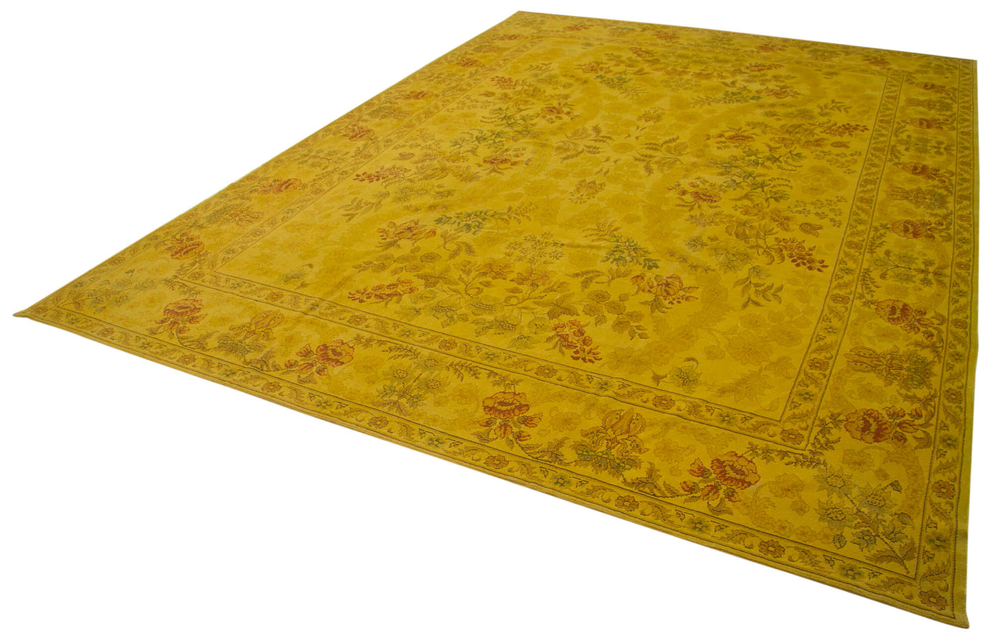 12x16 Yellow Oushak Rug - 35996