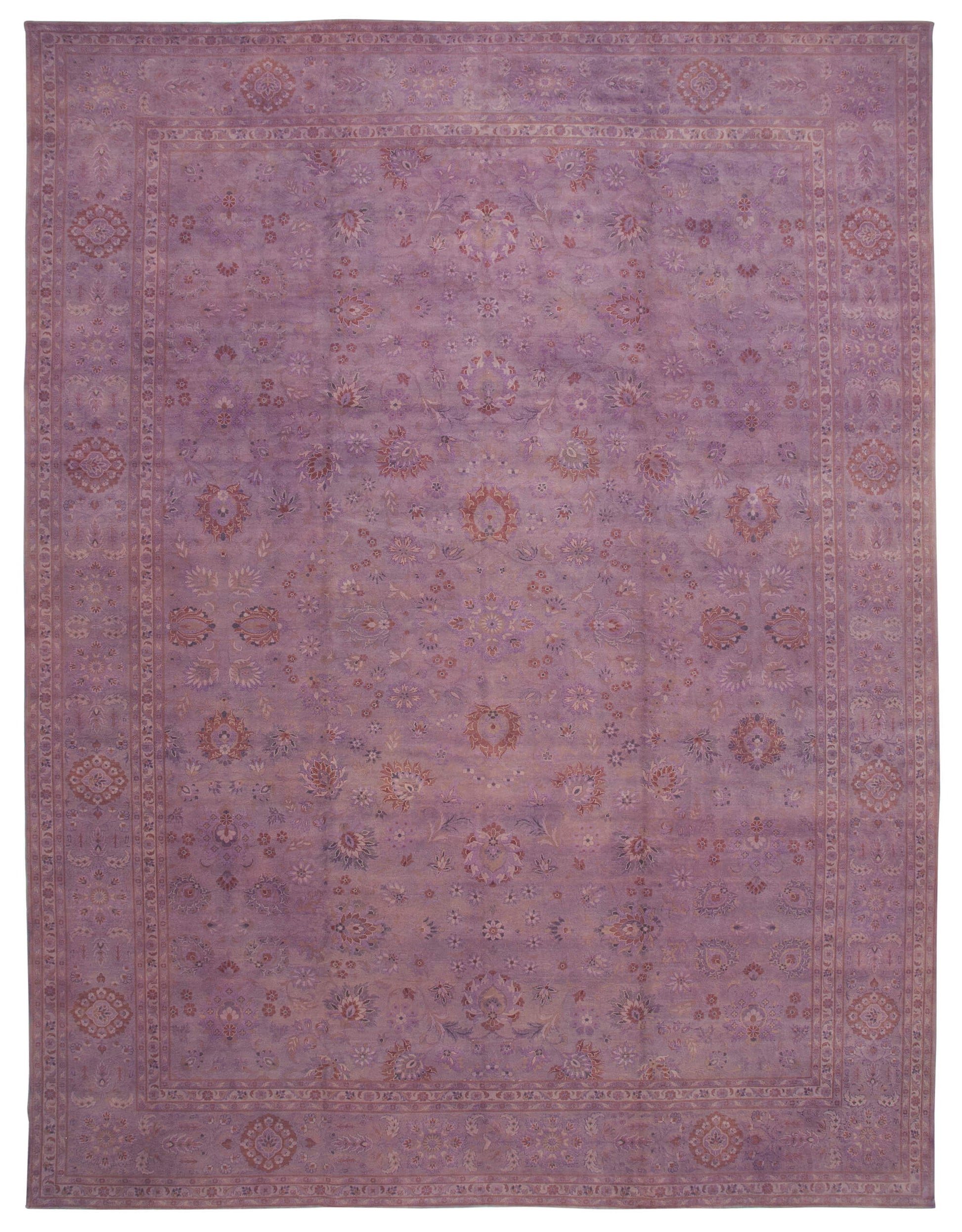 13x17 Purple Oushak Rug - 35997