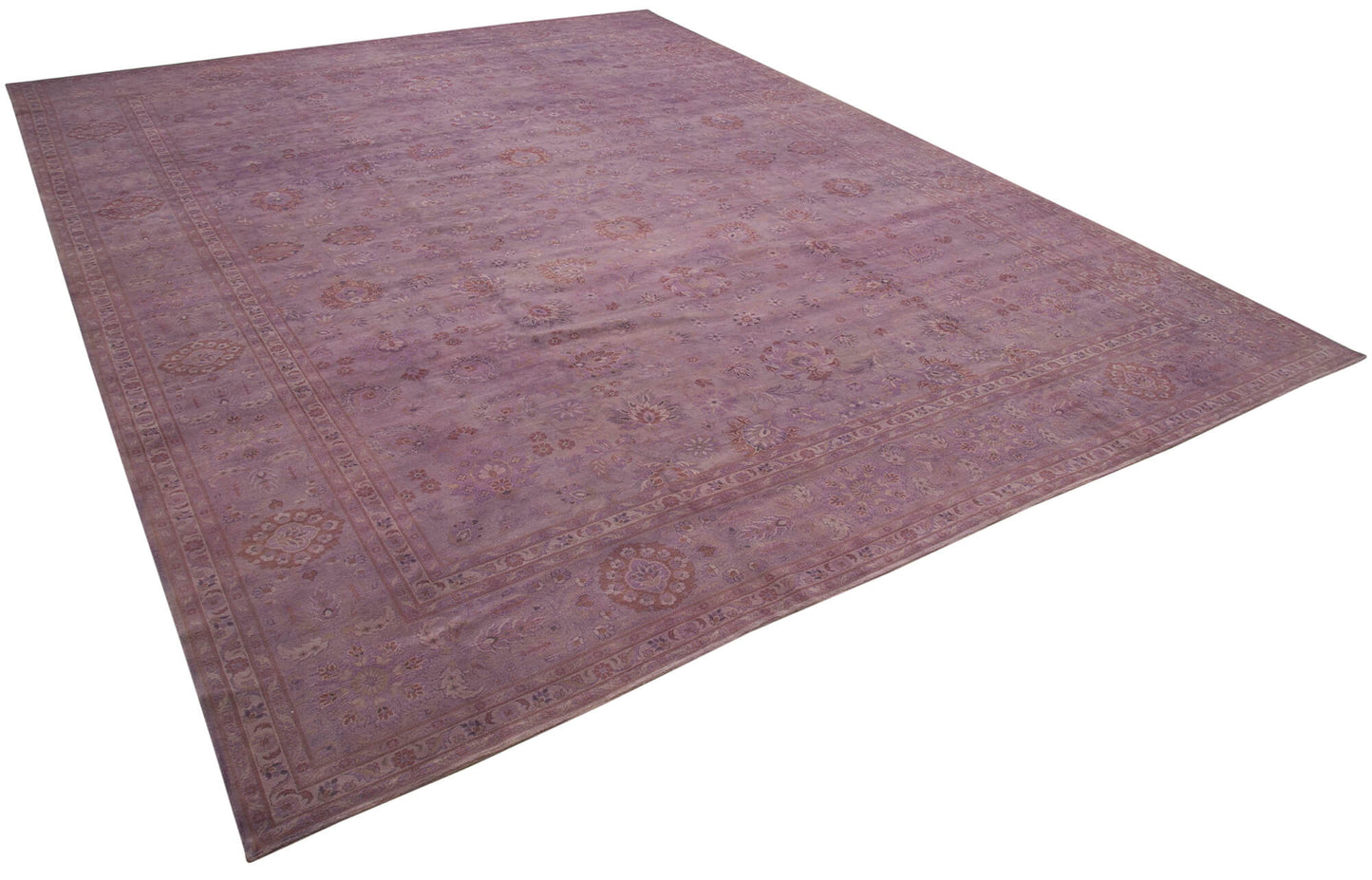 13x17 Purple Oushak Rug - 35997