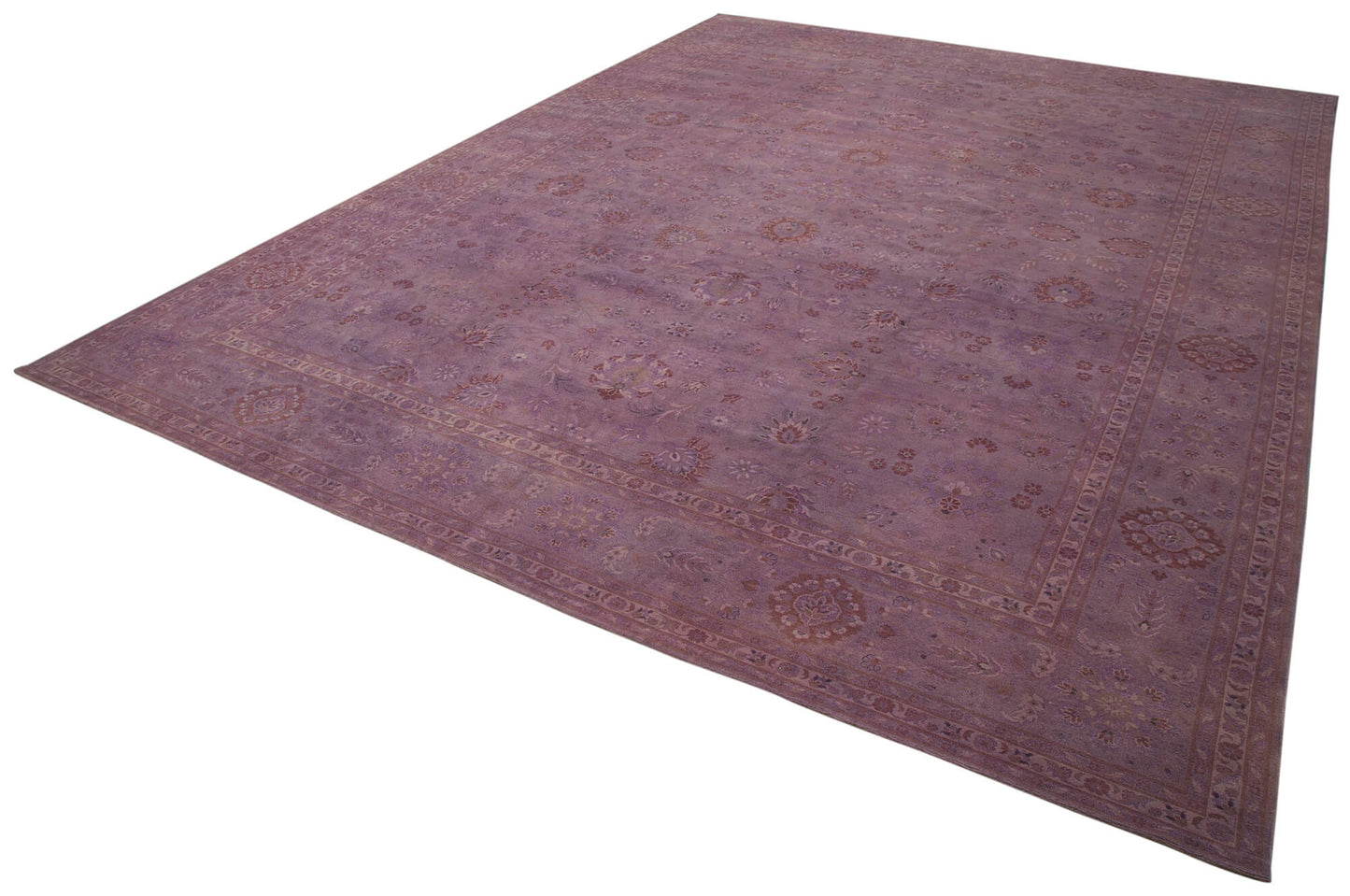 13x17 Purple Oushak Rug - 35997