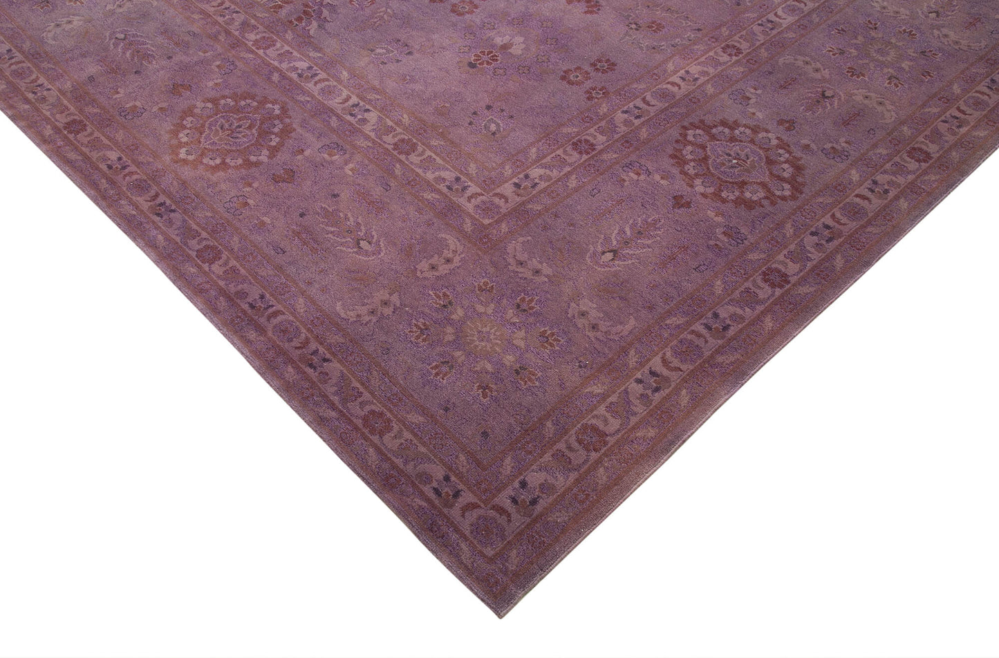 13x17 Purple Oushak Rug - 35997