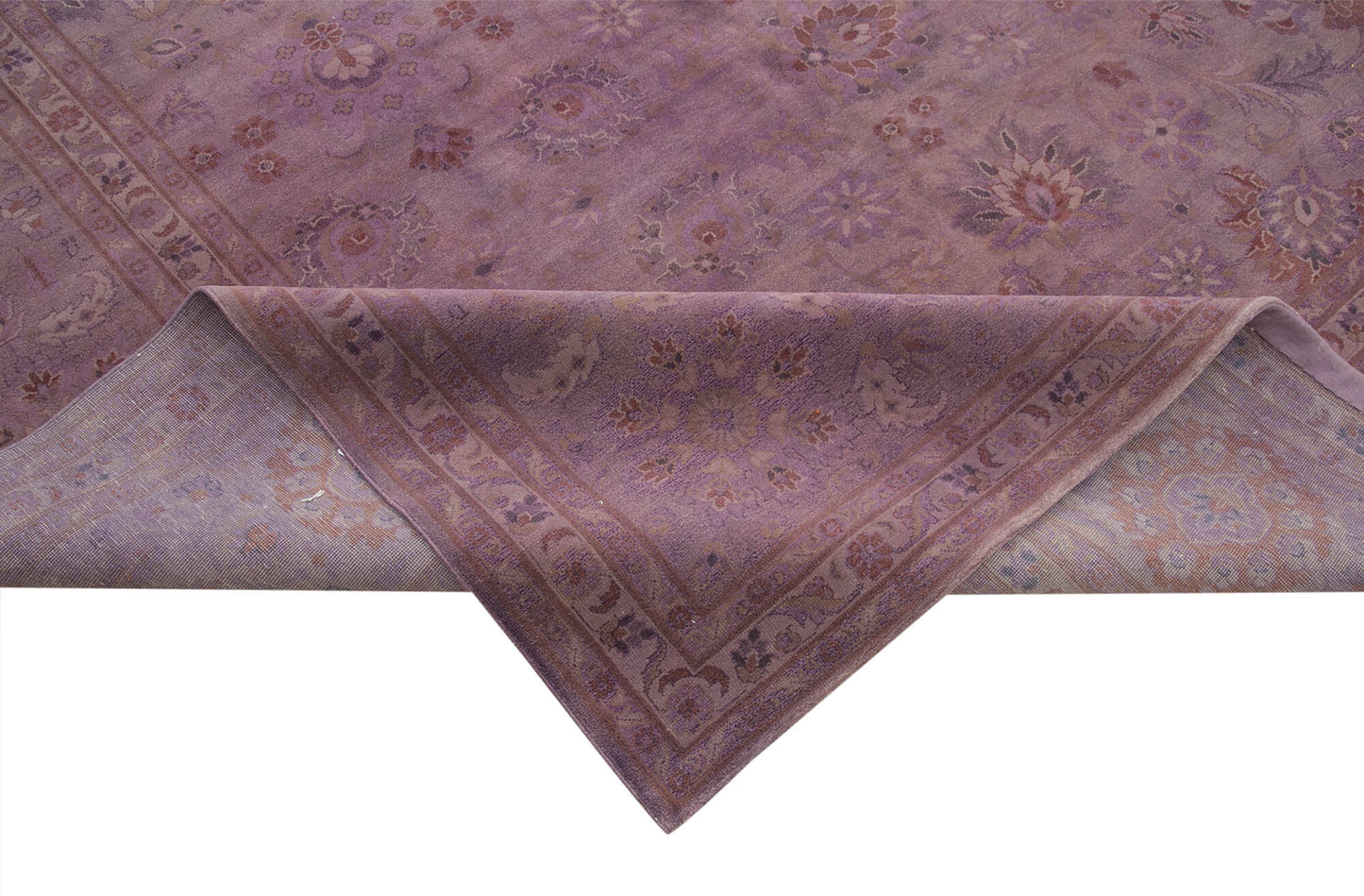 13x17 Purple Oushak Rug - 35997