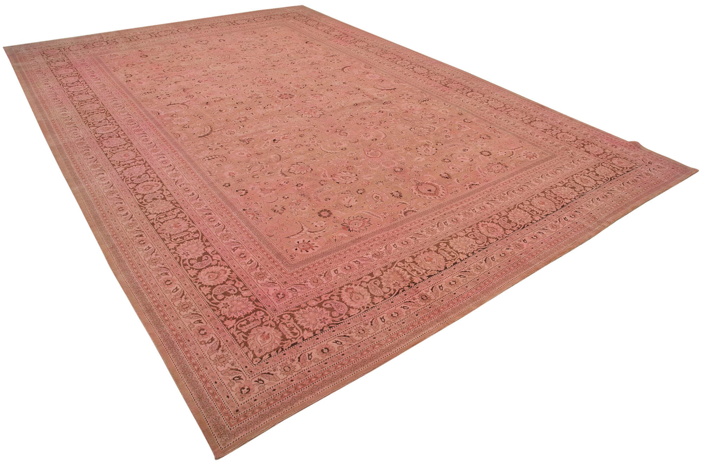 13x19 Pink Oushak Rug - 35998