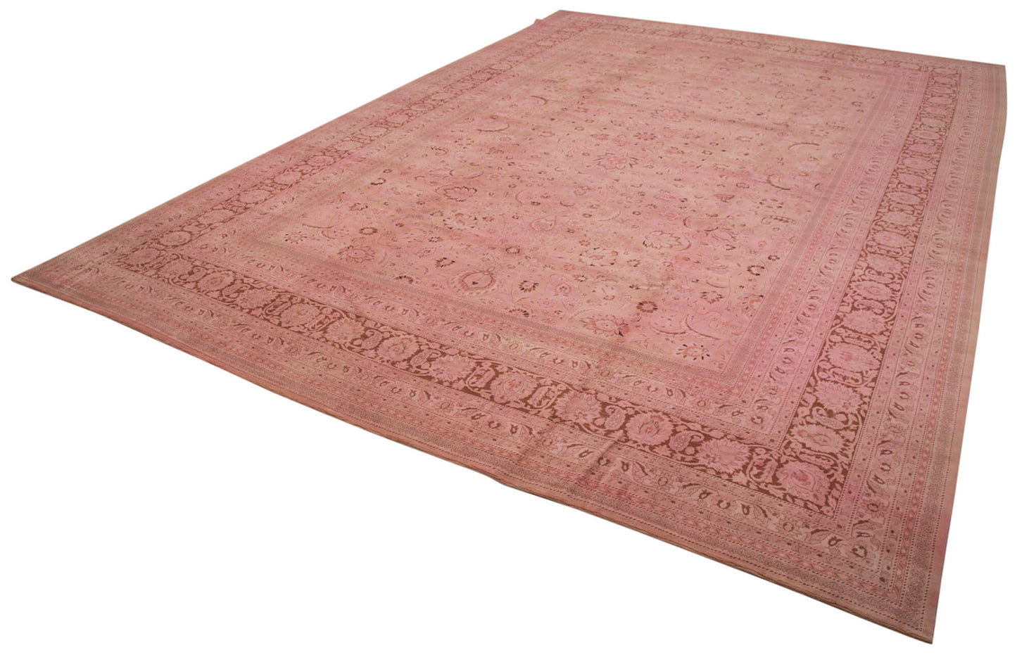 13x19 Pink Oushak Rug - 35998