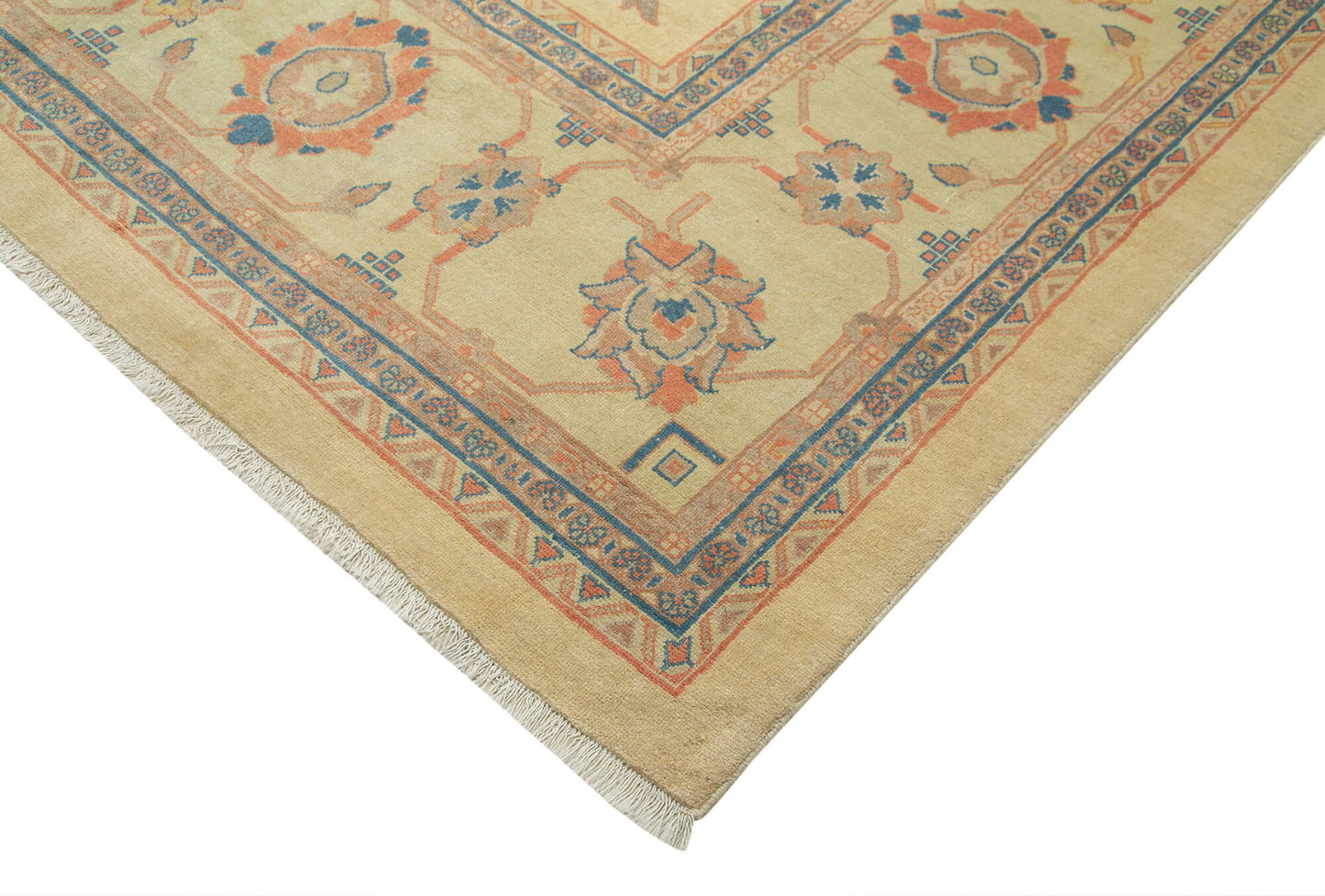 13x20 Beige Oushak Rug - 35999