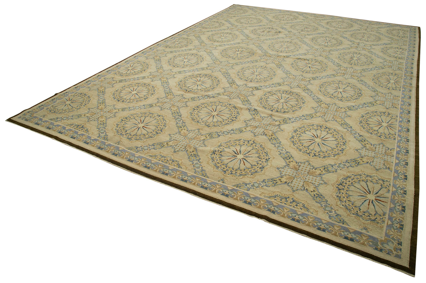 14x20 Beige Oushak Rug - 36003