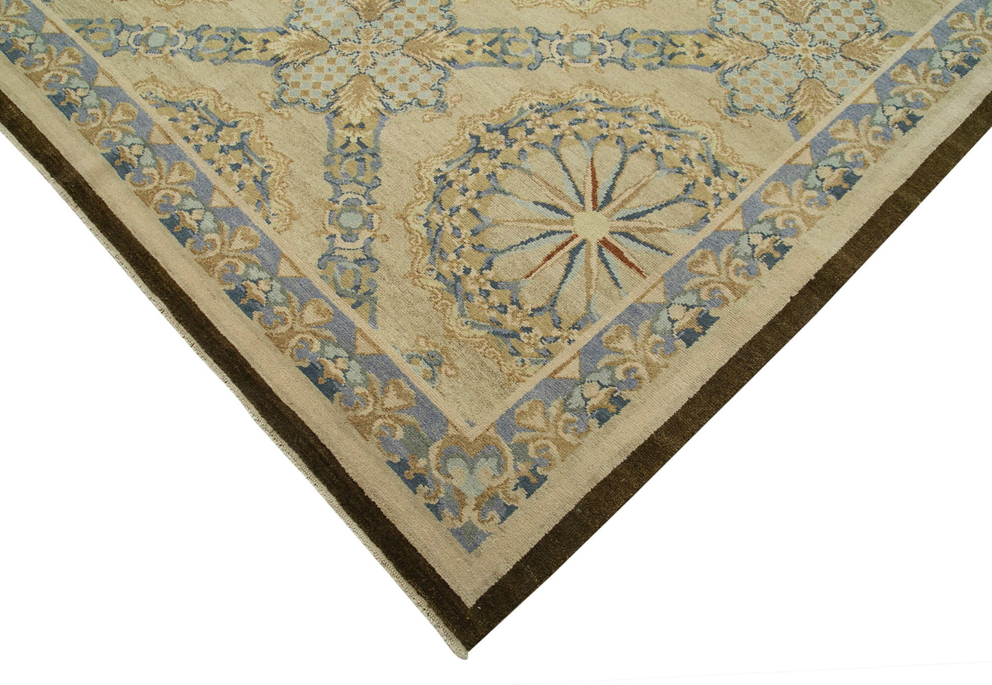 14x20 Beige Oushak Rug - 36003