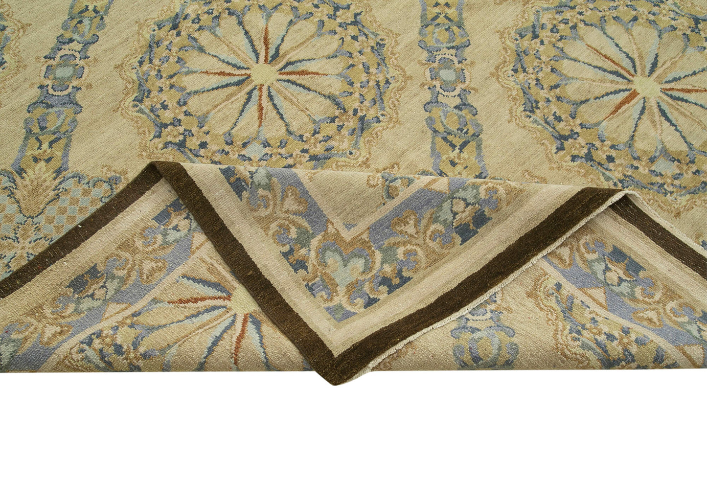 14x20 Beige Oushak Rug - 36003