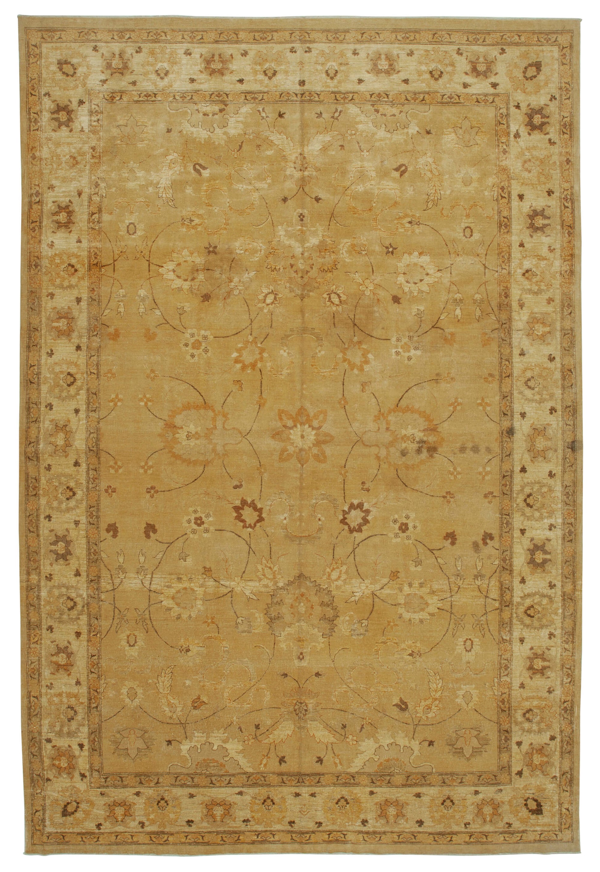 10x15 Orange Oushak Rug - 36005