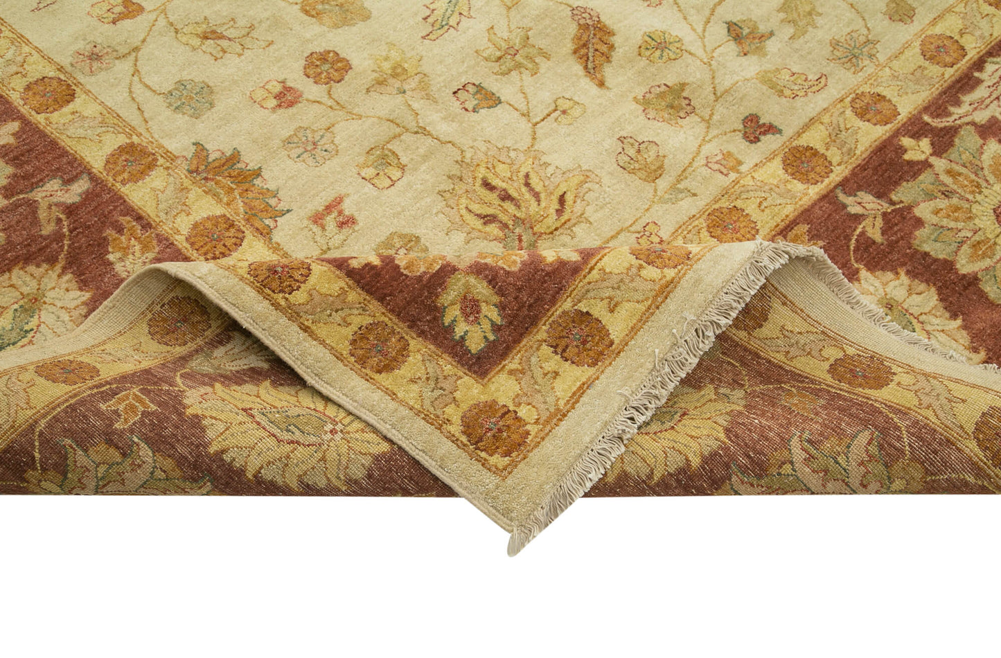 12x18 Beige Oushak Rug - 36006