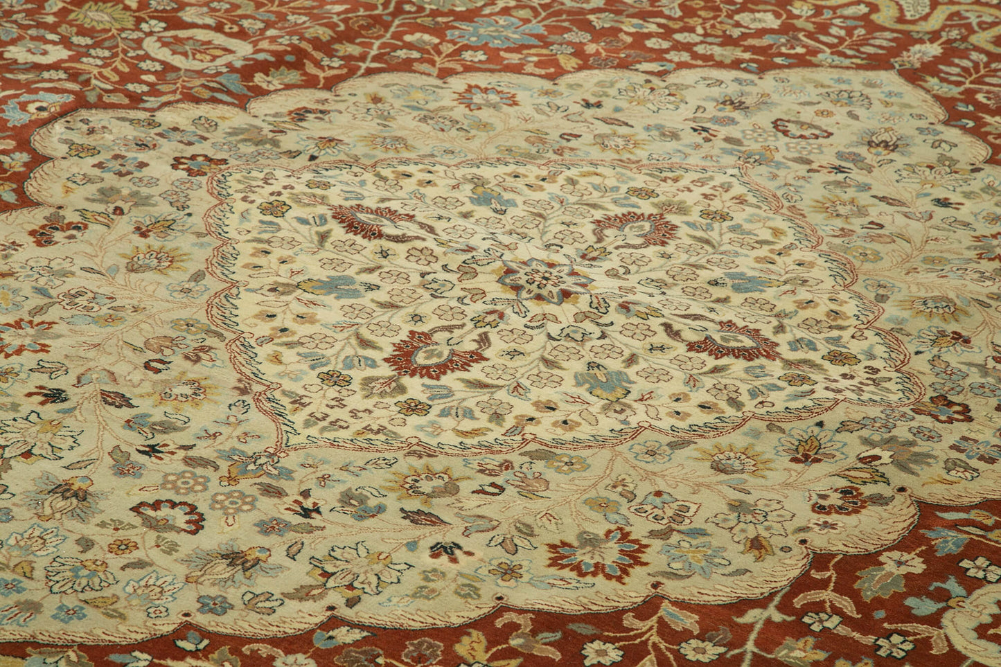 12x17 Beige Oushak Rug - 36007