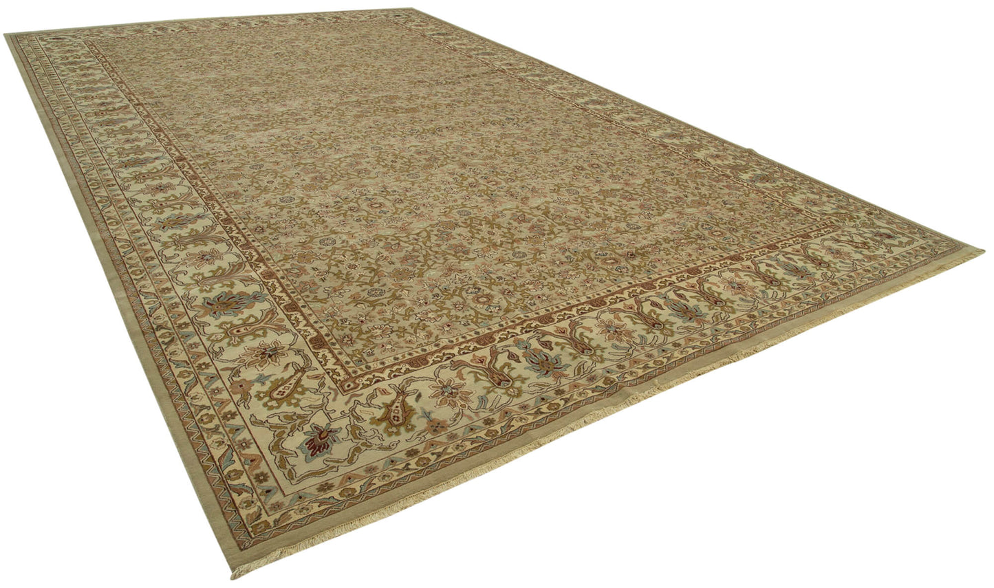 12x18 Beige Oushak Rug - 36011