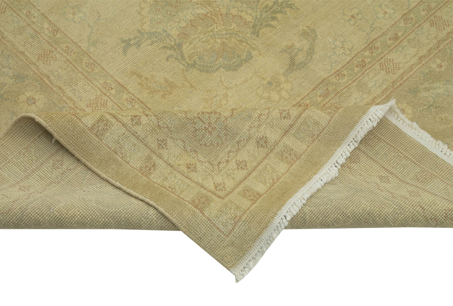 13x18 Beige Oushak Rug - 36013