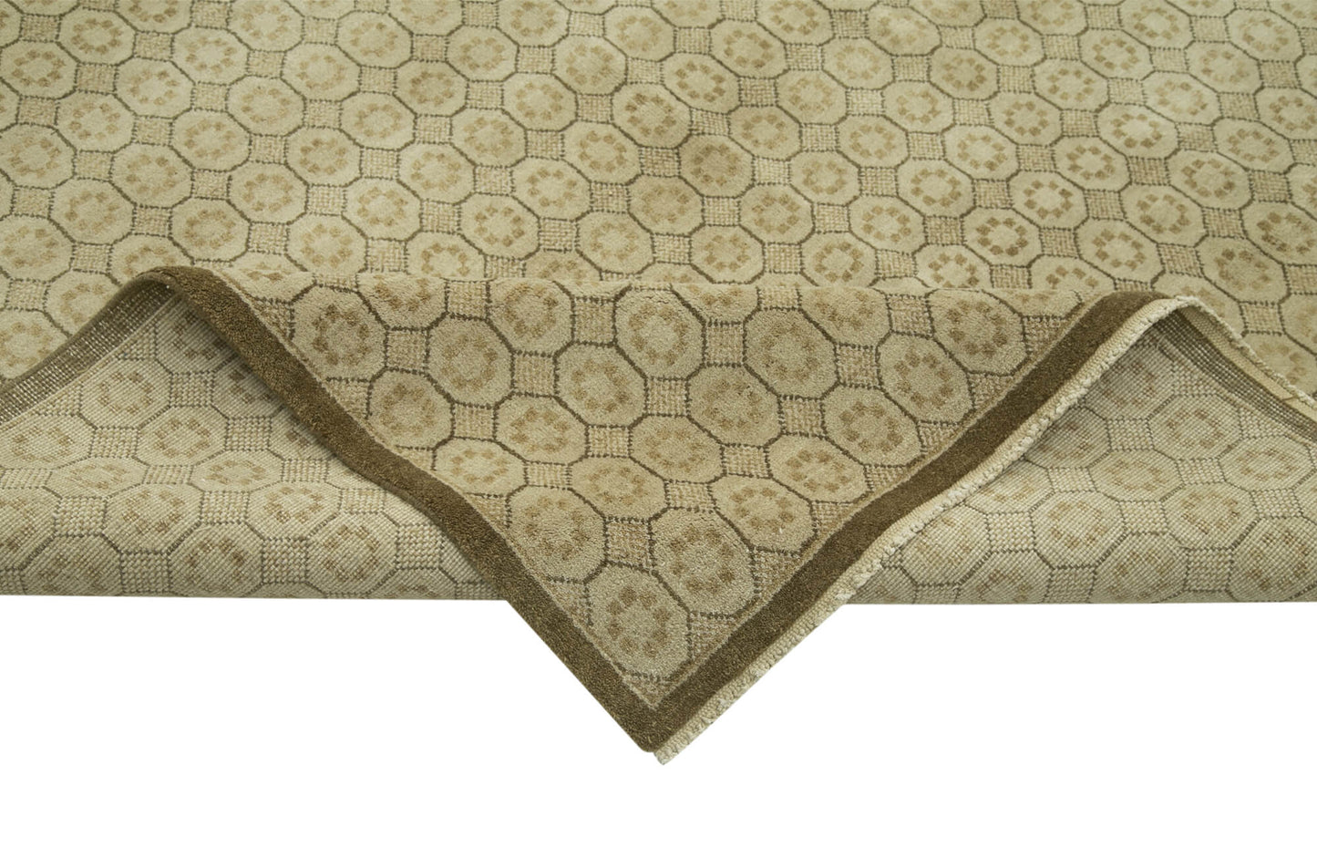 12x19 Beige Oushak Rug - 36020