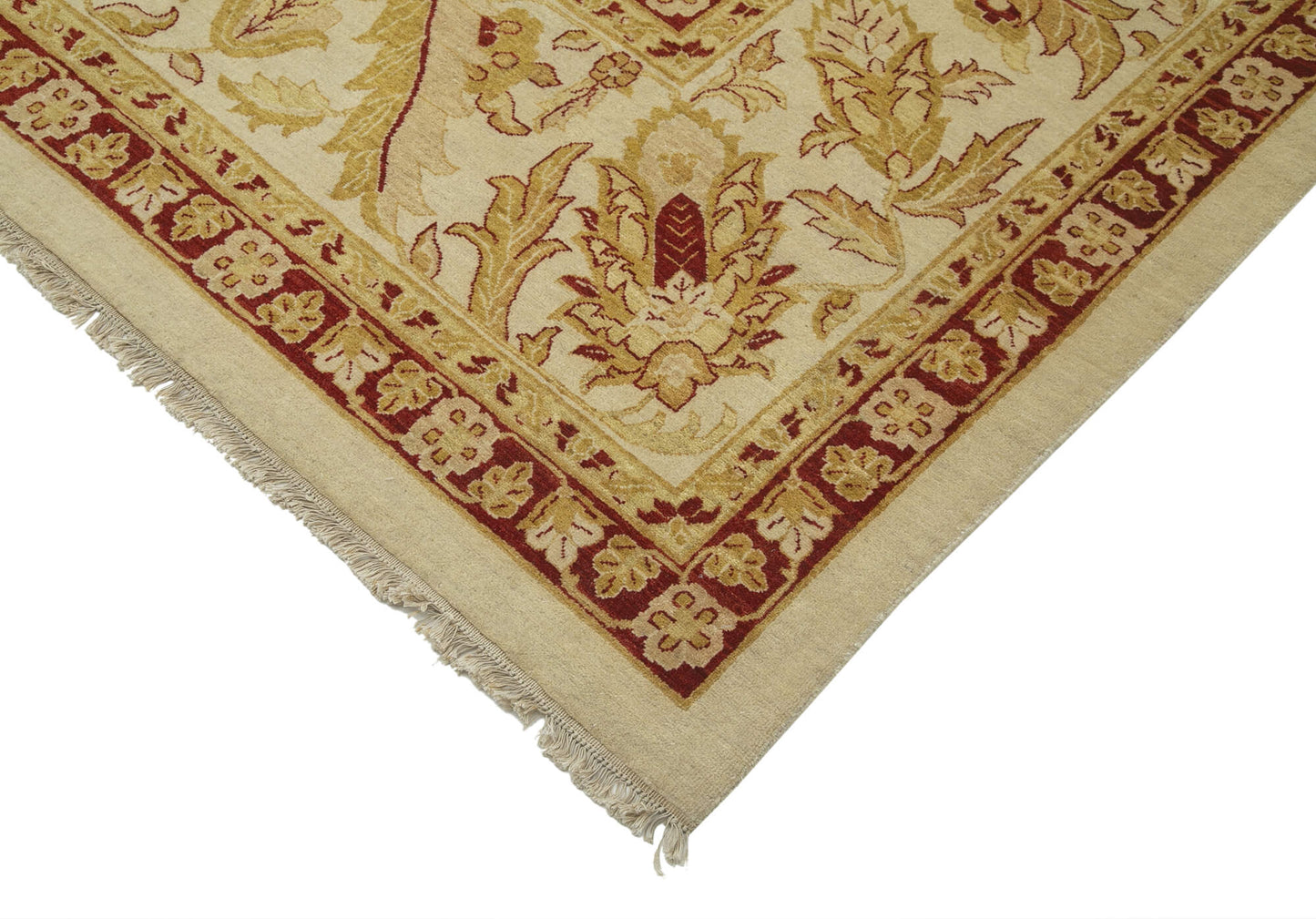 12x19 Beige Oushak Rug - 36021