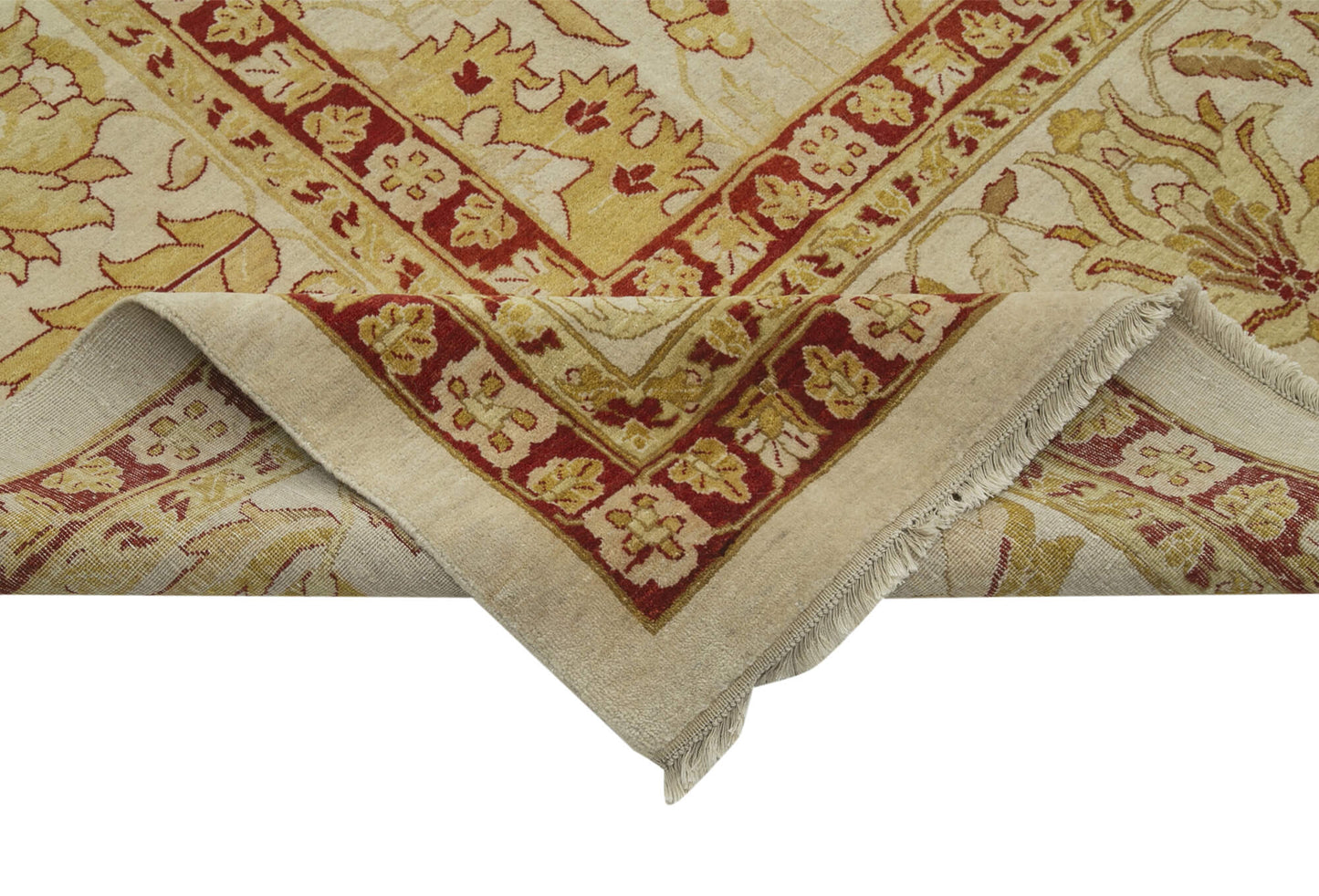 12x19 Beige Oushak Rug - 36021