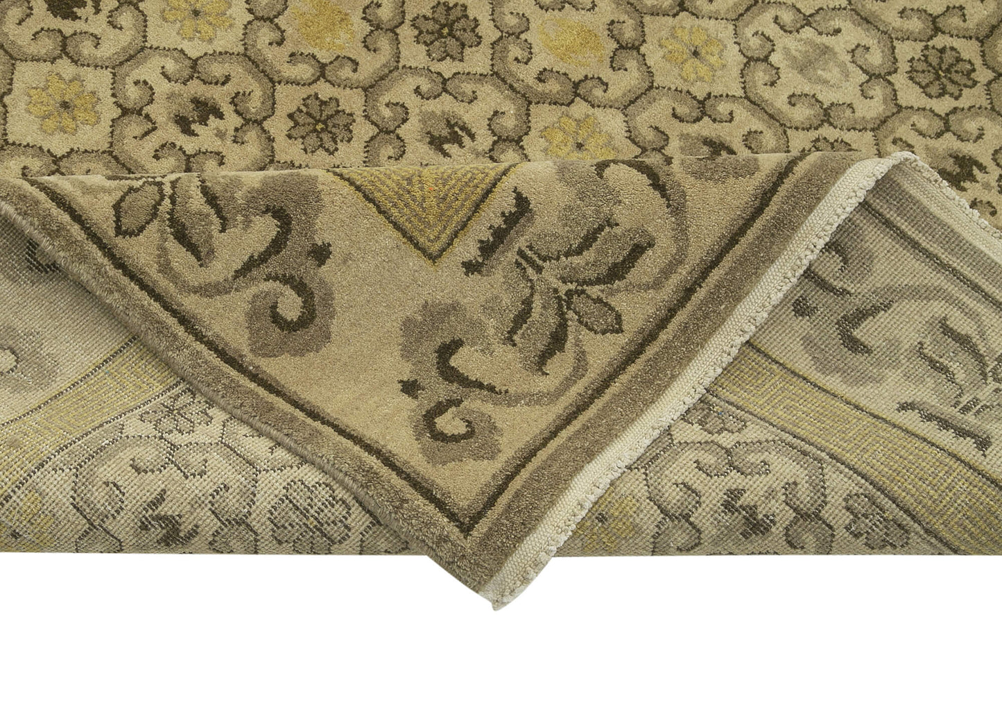 12x18 Beige Oushak Rug - 36023