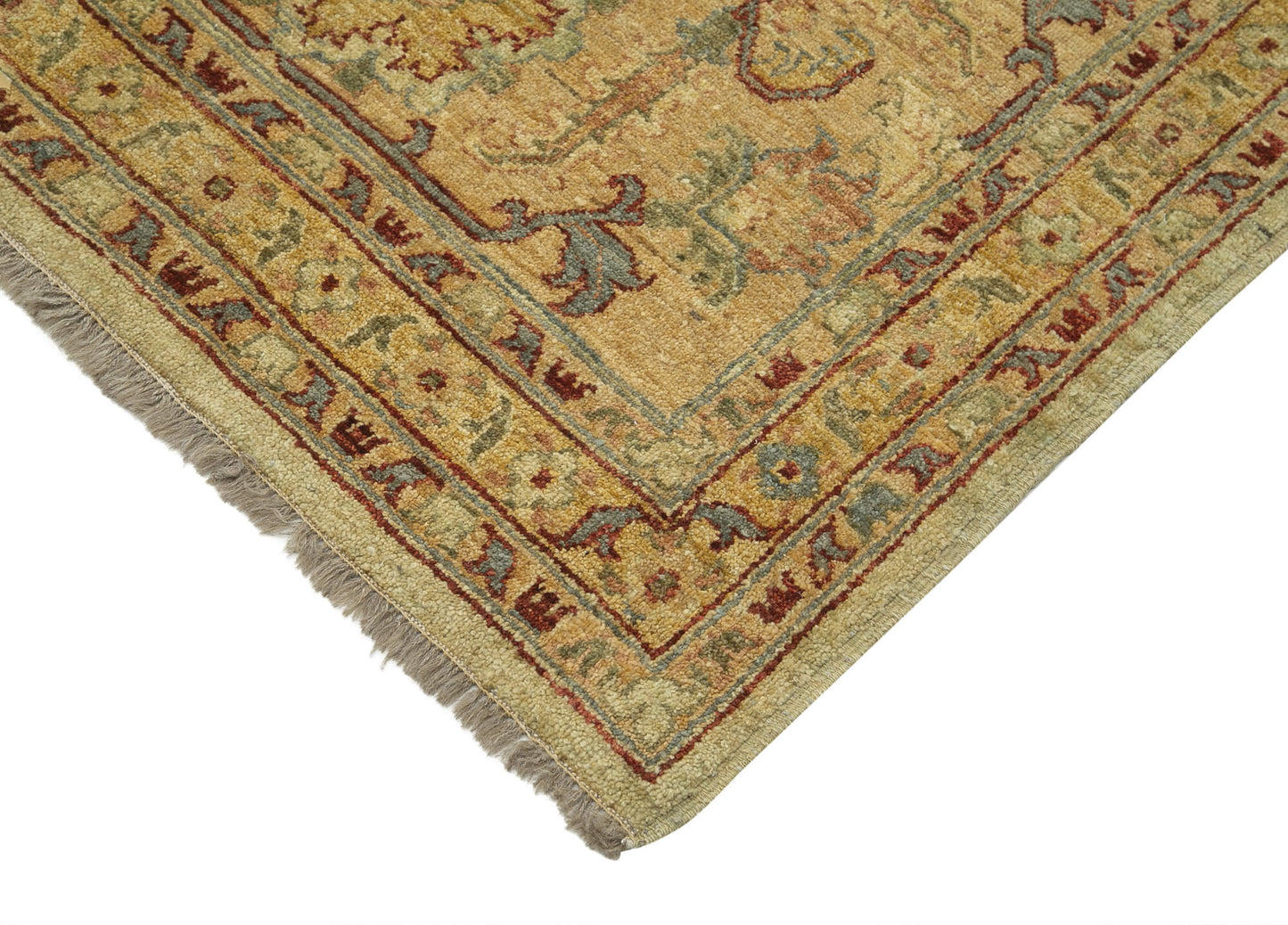 12x14 Green Oushak Rug - 36024