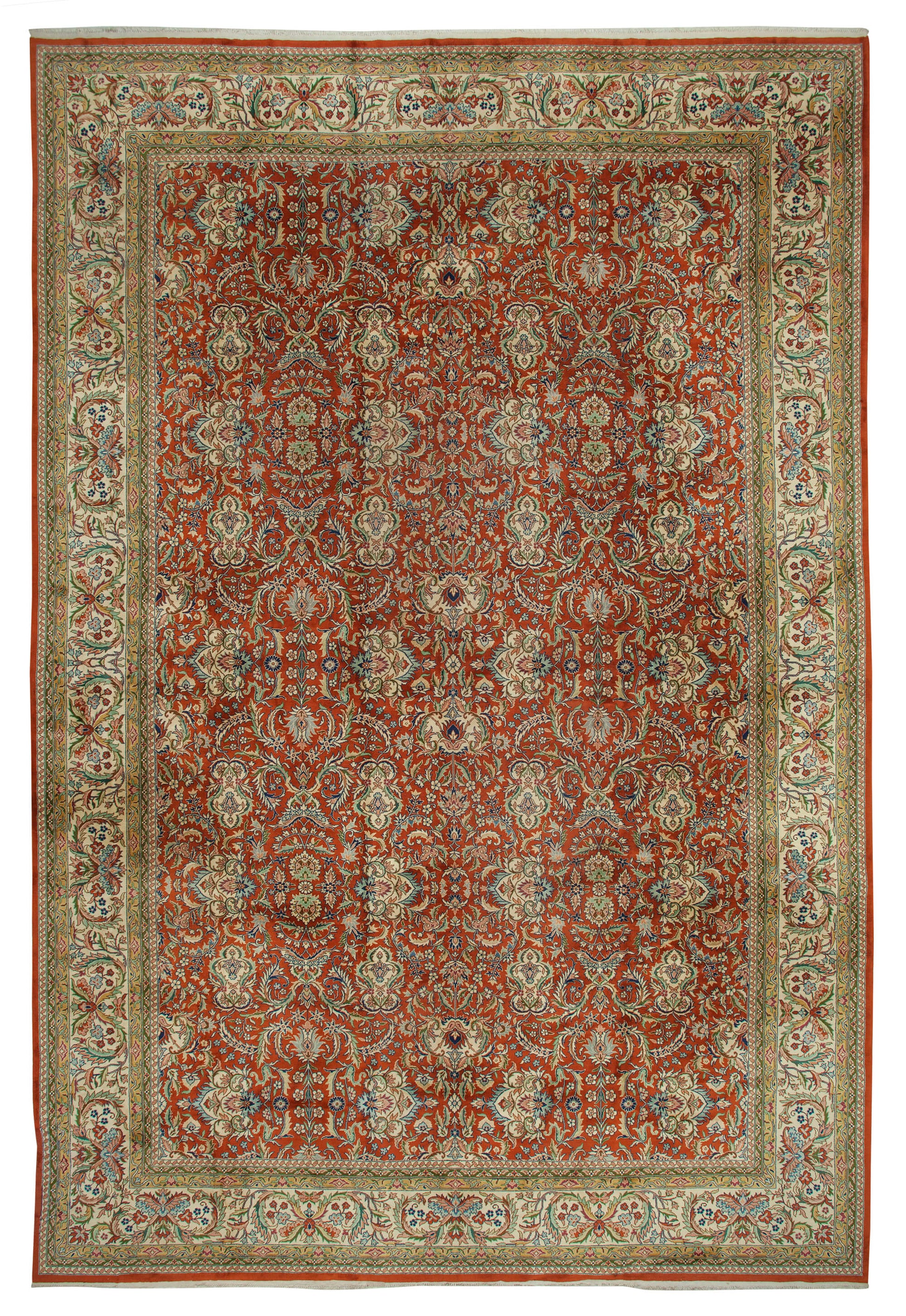 13x20 Red Oushak Rug - 36025