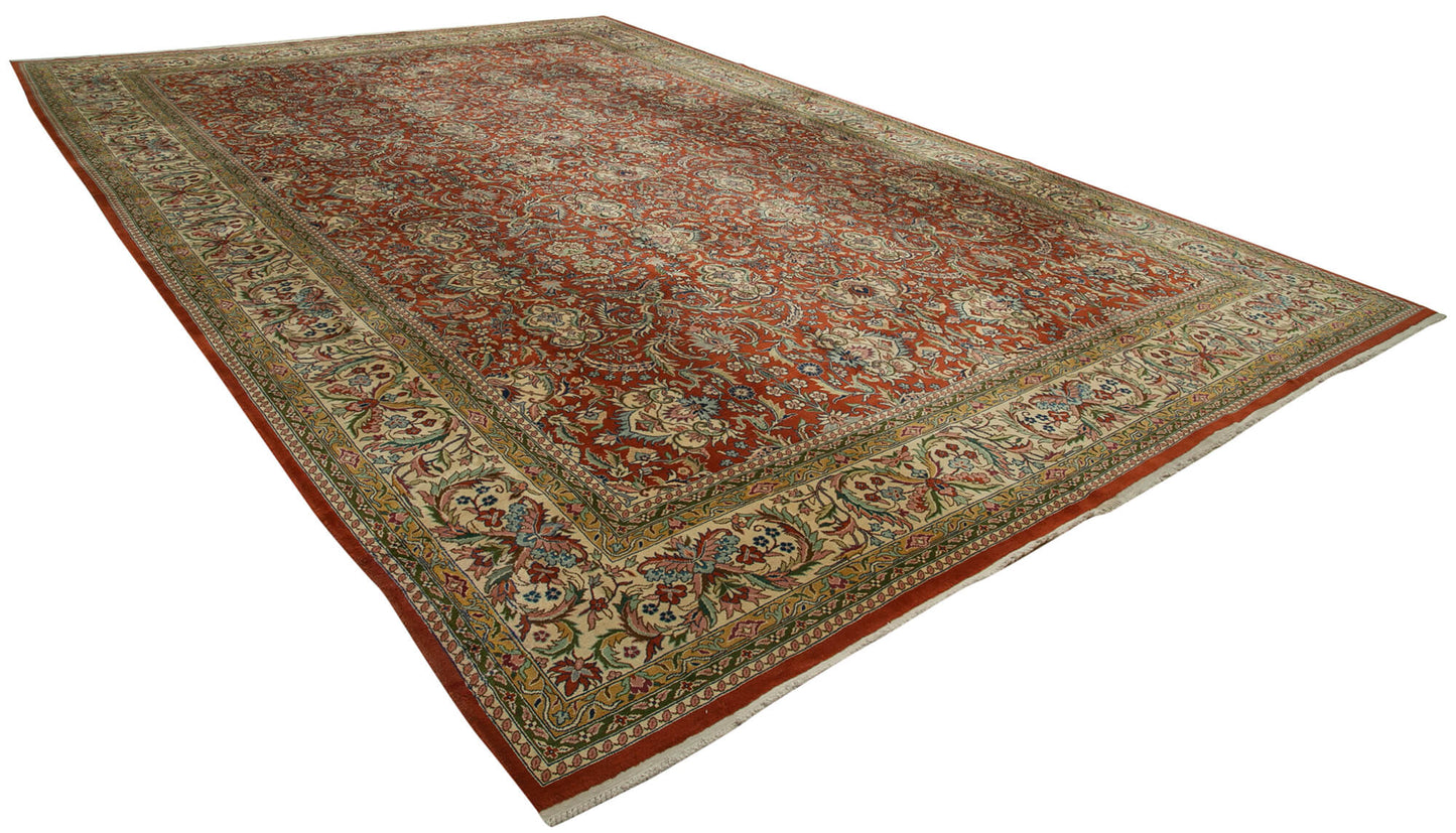 13x20 Red Oushak Rug - 36025