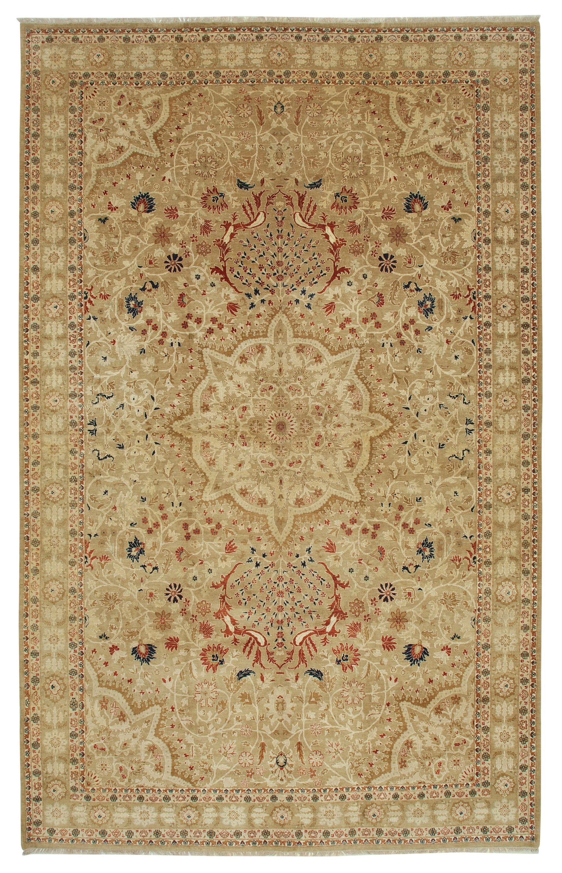 11x18 Beige Oushak Rug - 36026