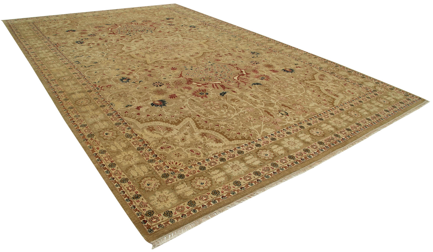 11x18 Beige Oushak Rug - 36026