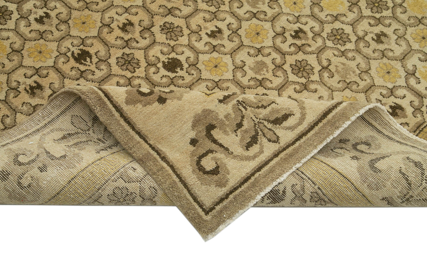 12x17 Beige Oushak Rug - 36027