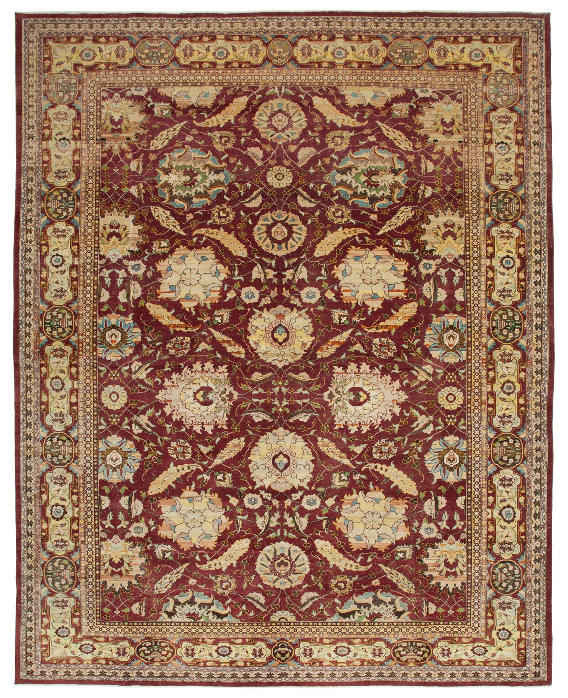 12x15 Red Oushak Rug - 36028