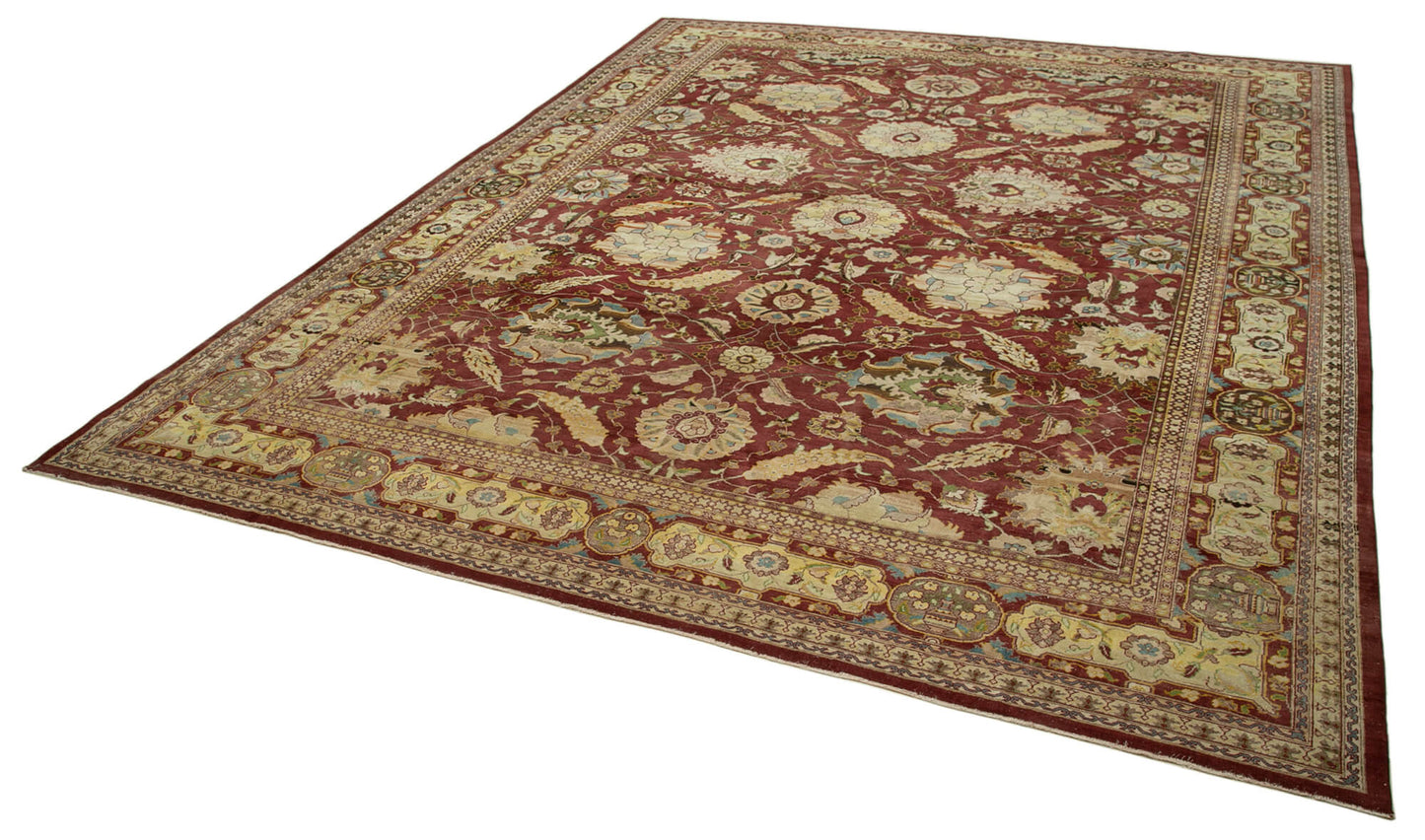 12x15 Red Oushak Rug - 36028