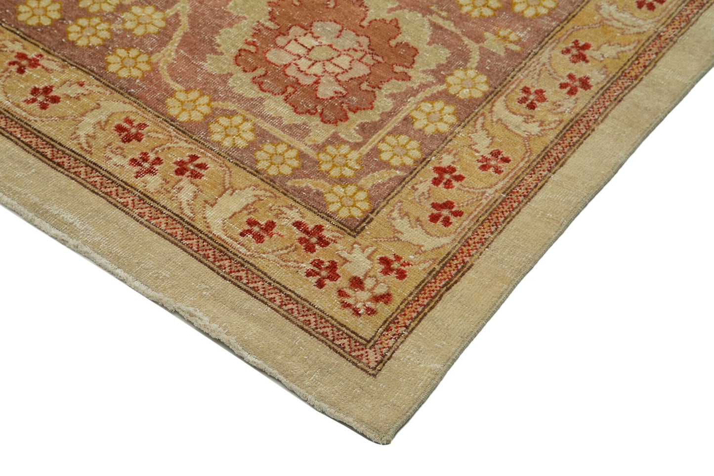 13x18 Beige Oushak Rug - 36034