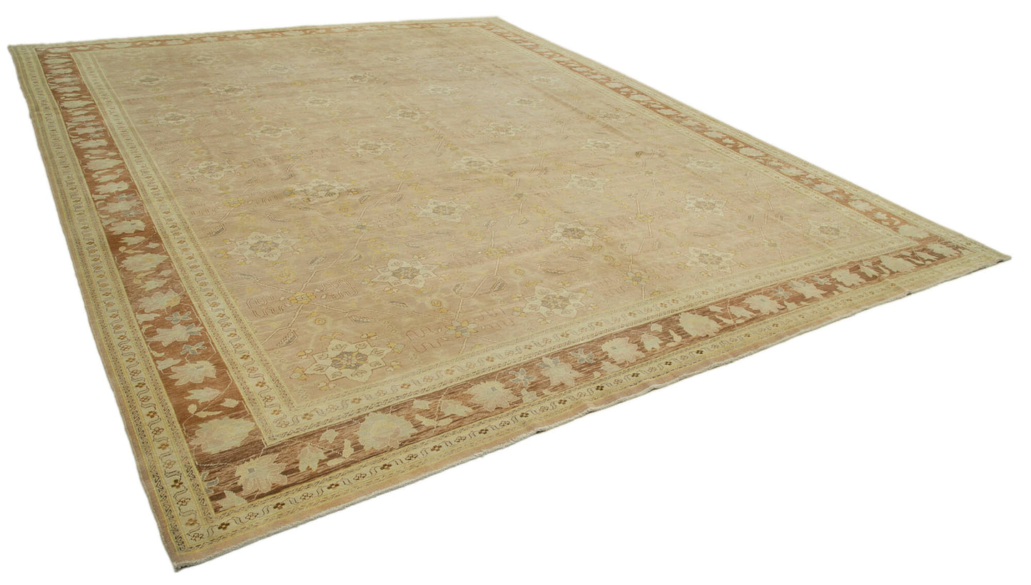 12x15 Beige Oushak Rug - 36035