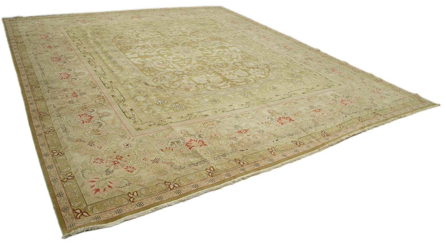 13x15 Beige Oushak Rug - 36039