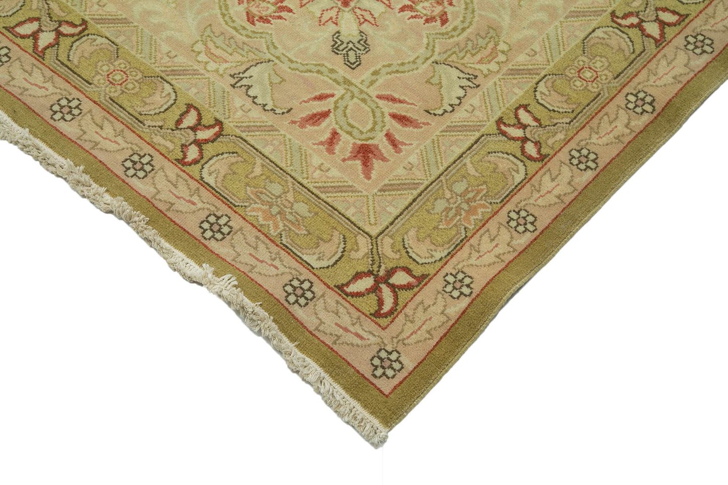 13x15 Beige Oushak Rug - 36039