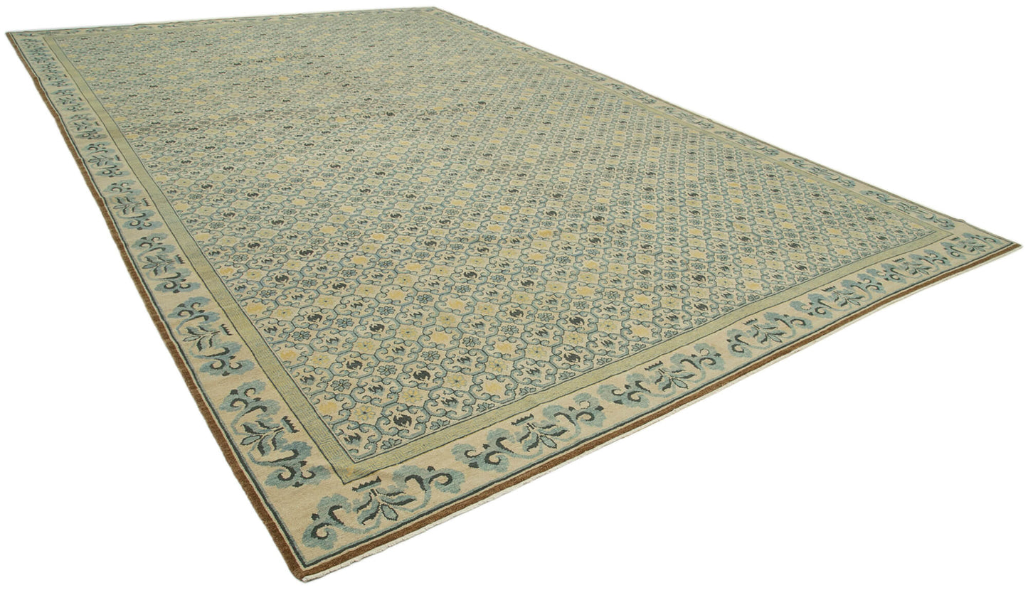 12x18 Beige Oushak Rug - 36040