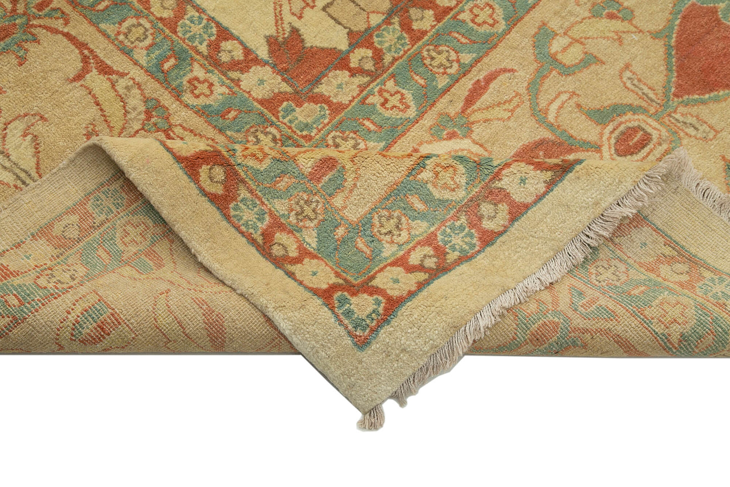 12x18 Beige Oushak Rug - 36044