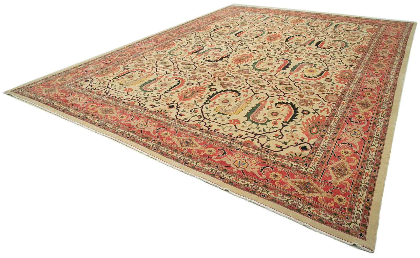 14x18 Beige Oushak Rug - 36046