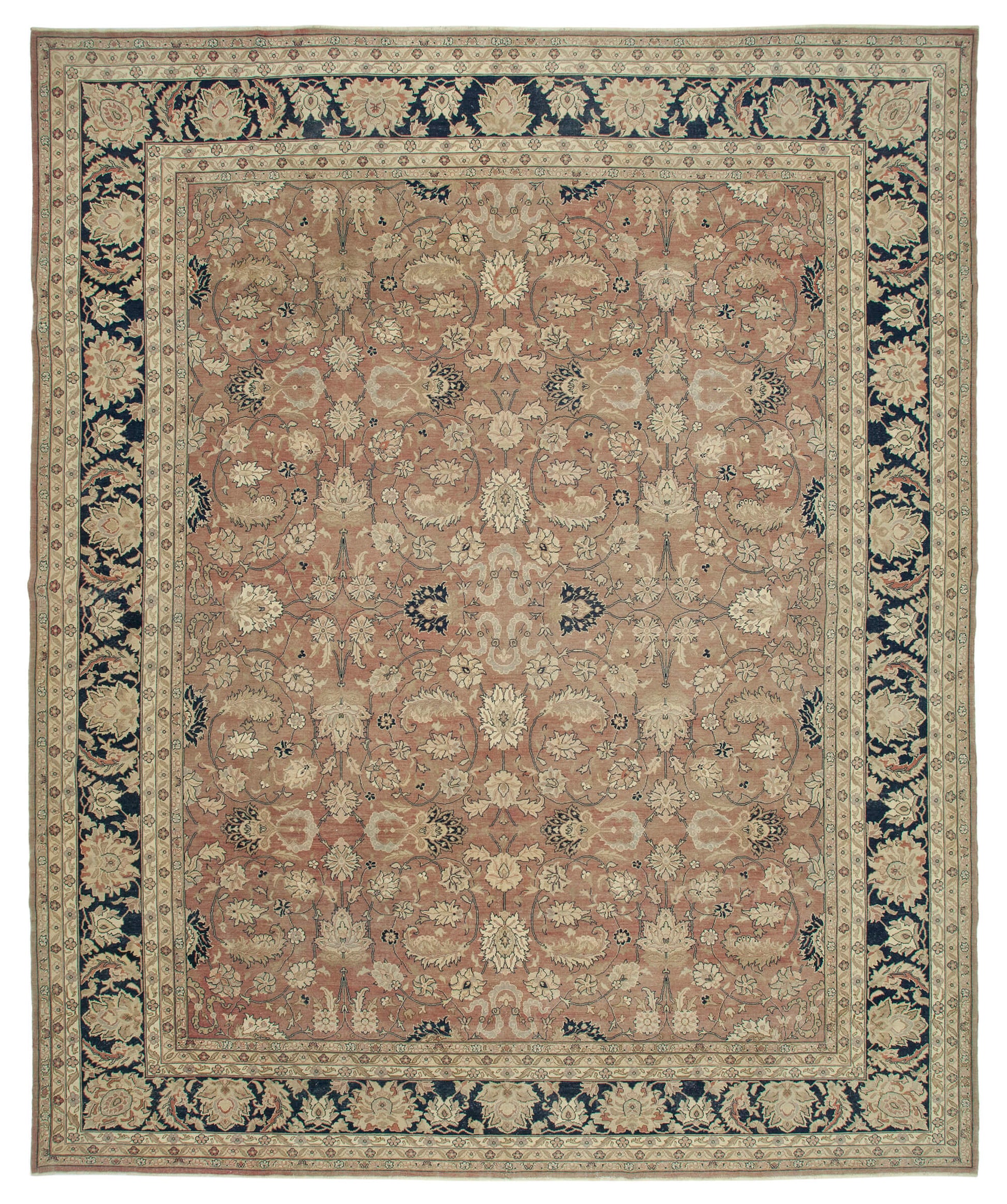 13x16 Beige Oushak Rug - 36047