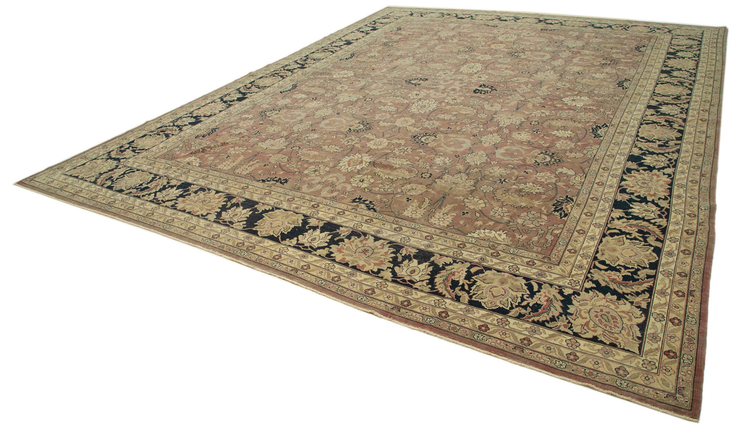 13x16 Beige Oushak Rug - 36047