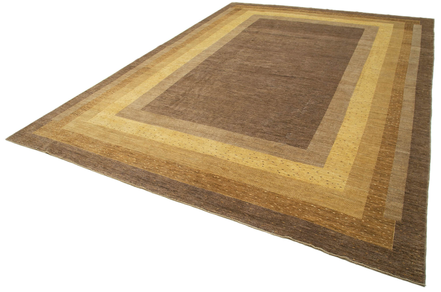 12x17 Brown Oushak Rug - 36049