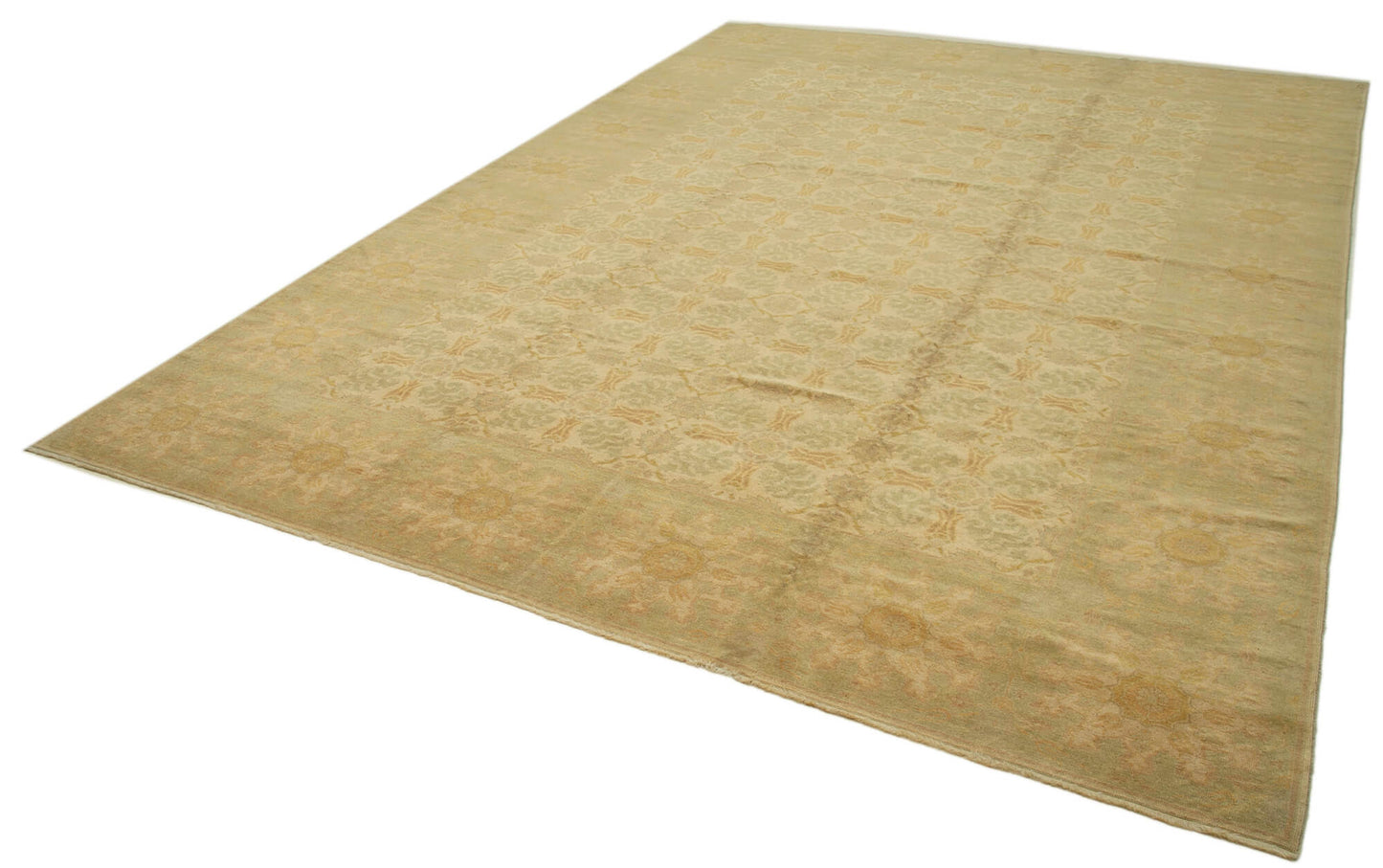 11x16 Beige Oushak Rug - 36051