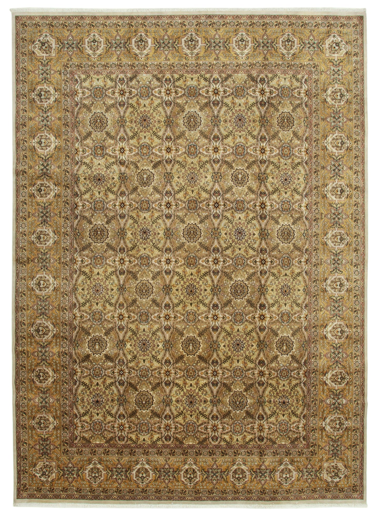 10x14 Beige Oushak Rug - 36052