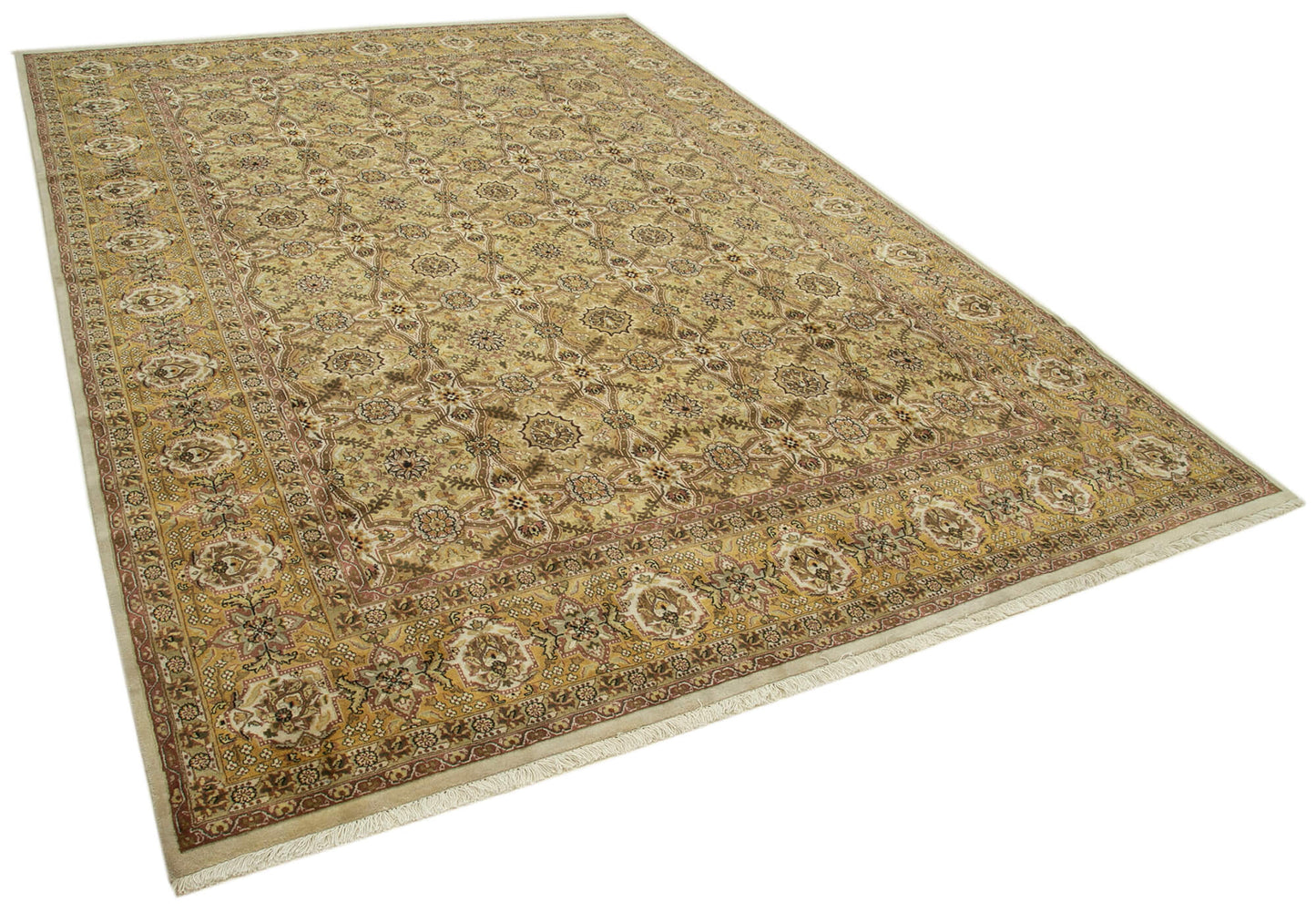 10x14 Beige Oushak Rug - 36052