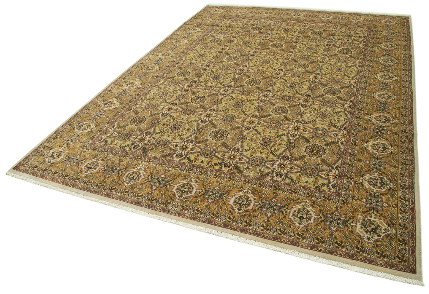 10x14 Beige Oushak Rug - 36052