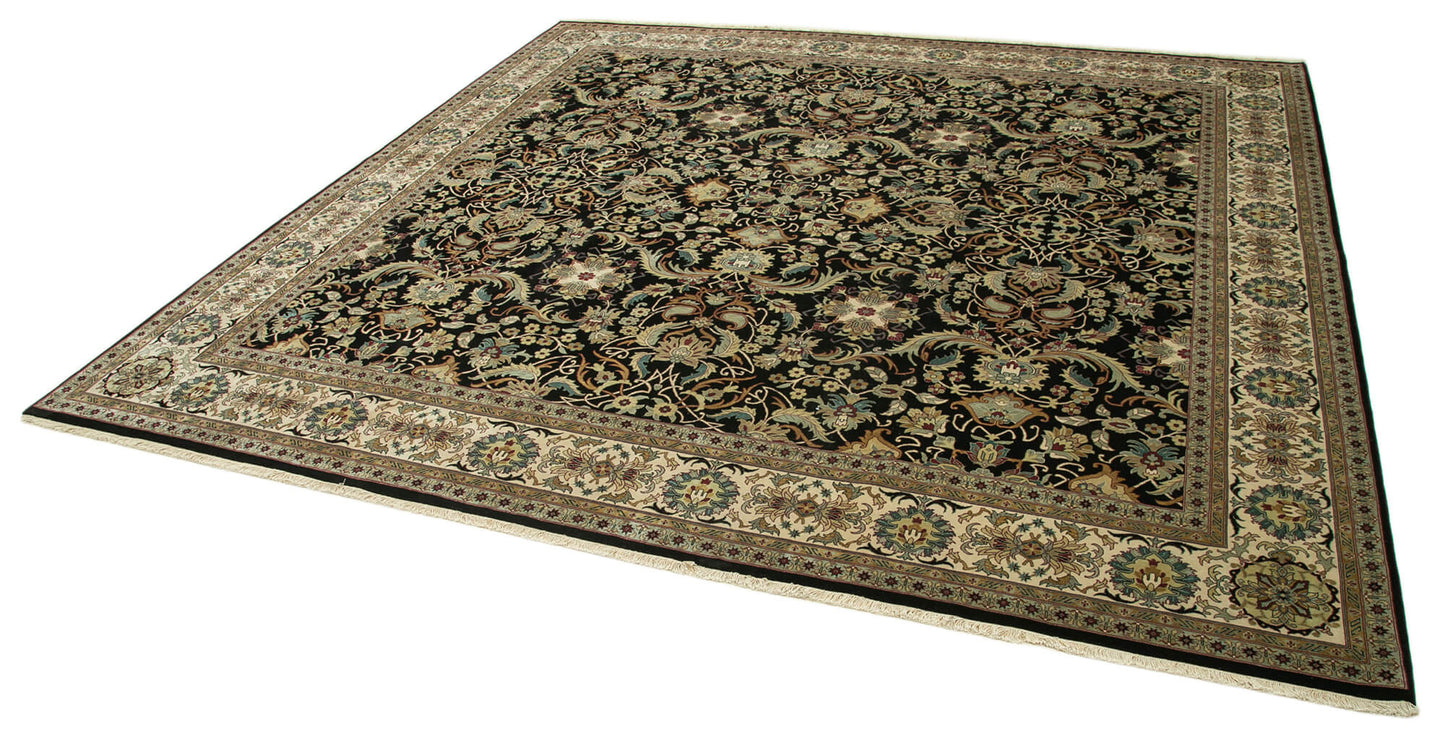 12x12 Black Oushak Rug - 36053