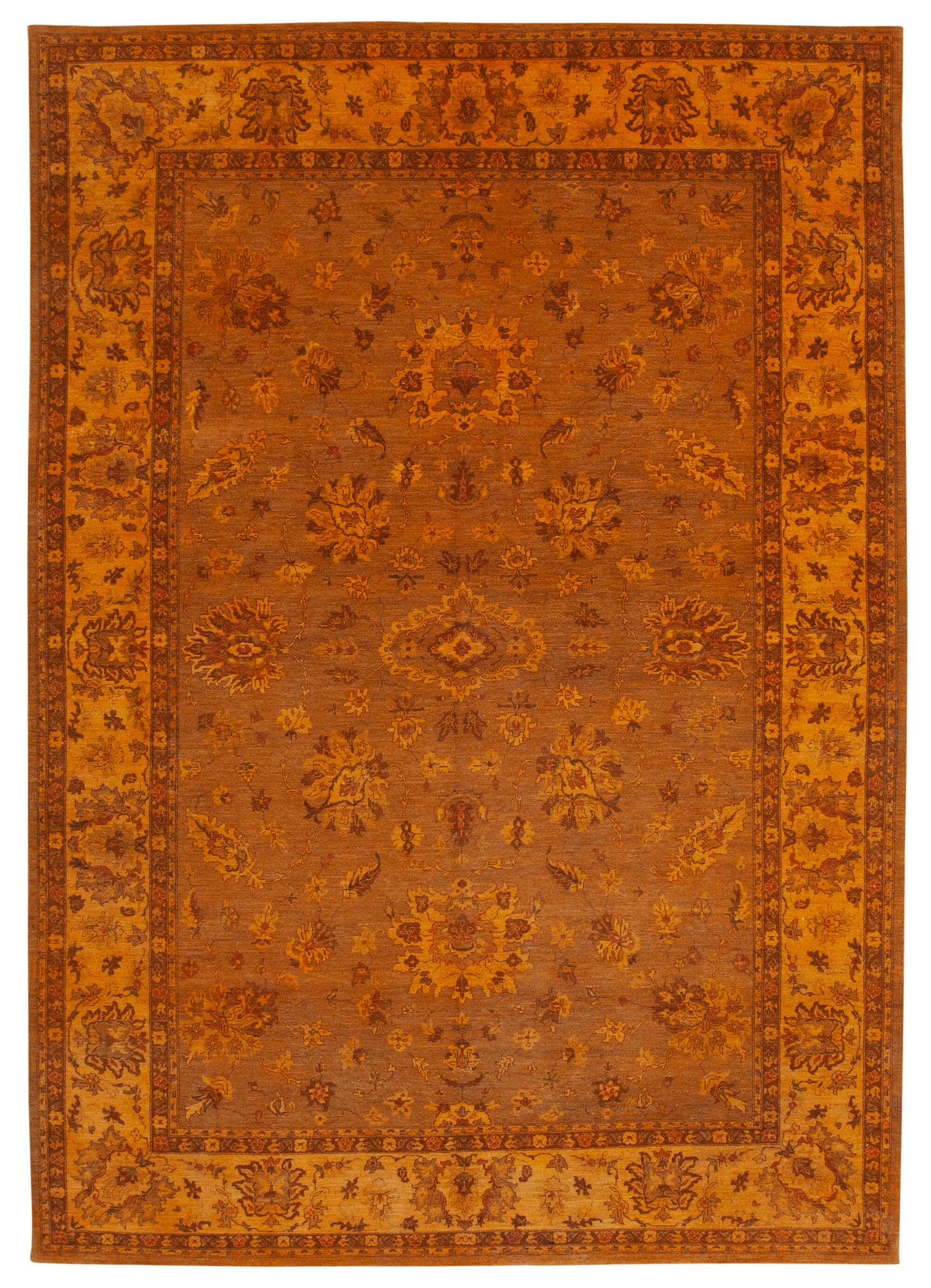 10x14 Orange Oushak Rug - 36059