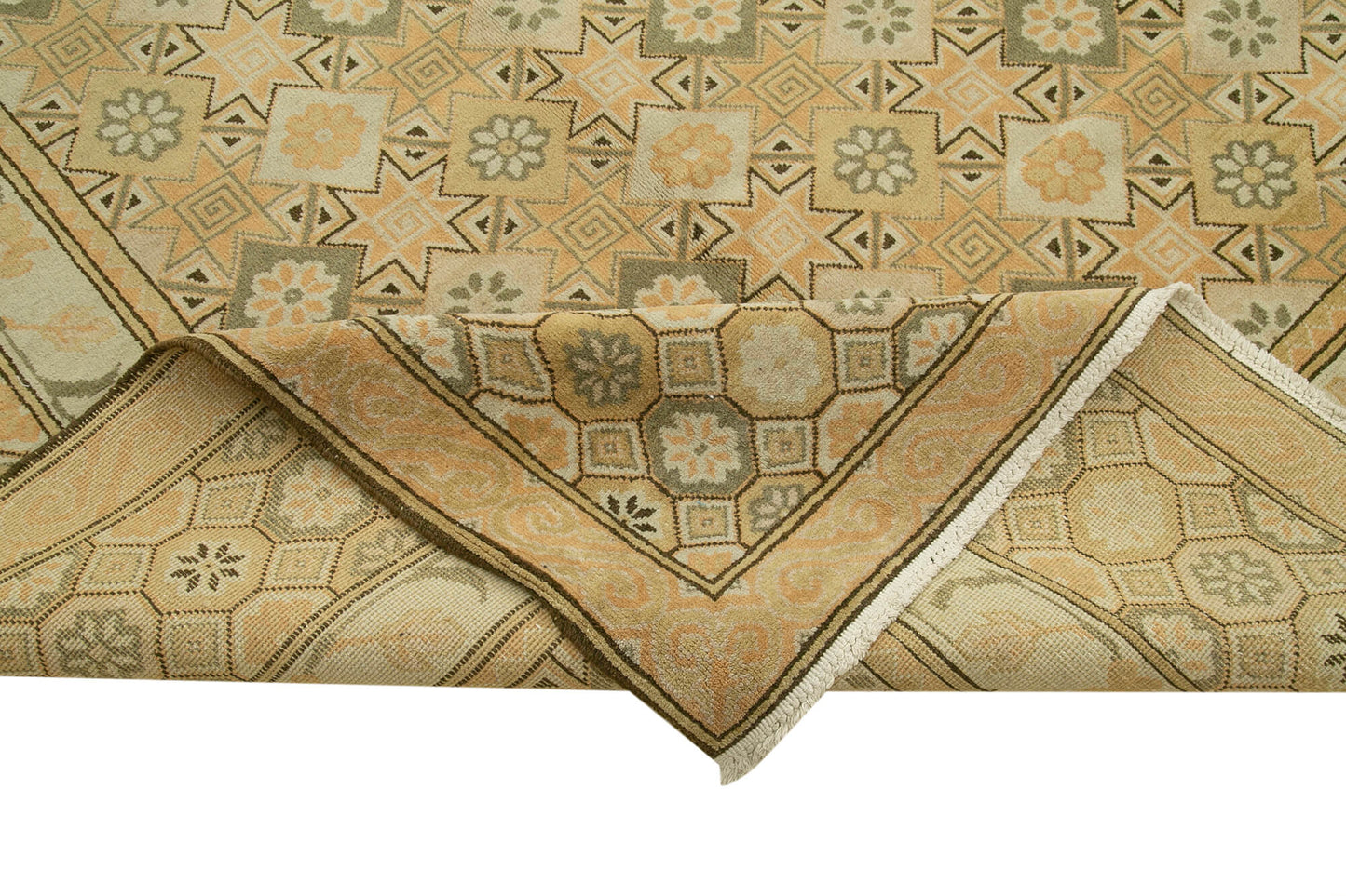 10x14 Beige Oushak Rug - 36060